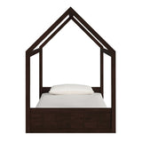 Sami Twin Montessori Bed in Espresso - Tampa Furniture Outlet