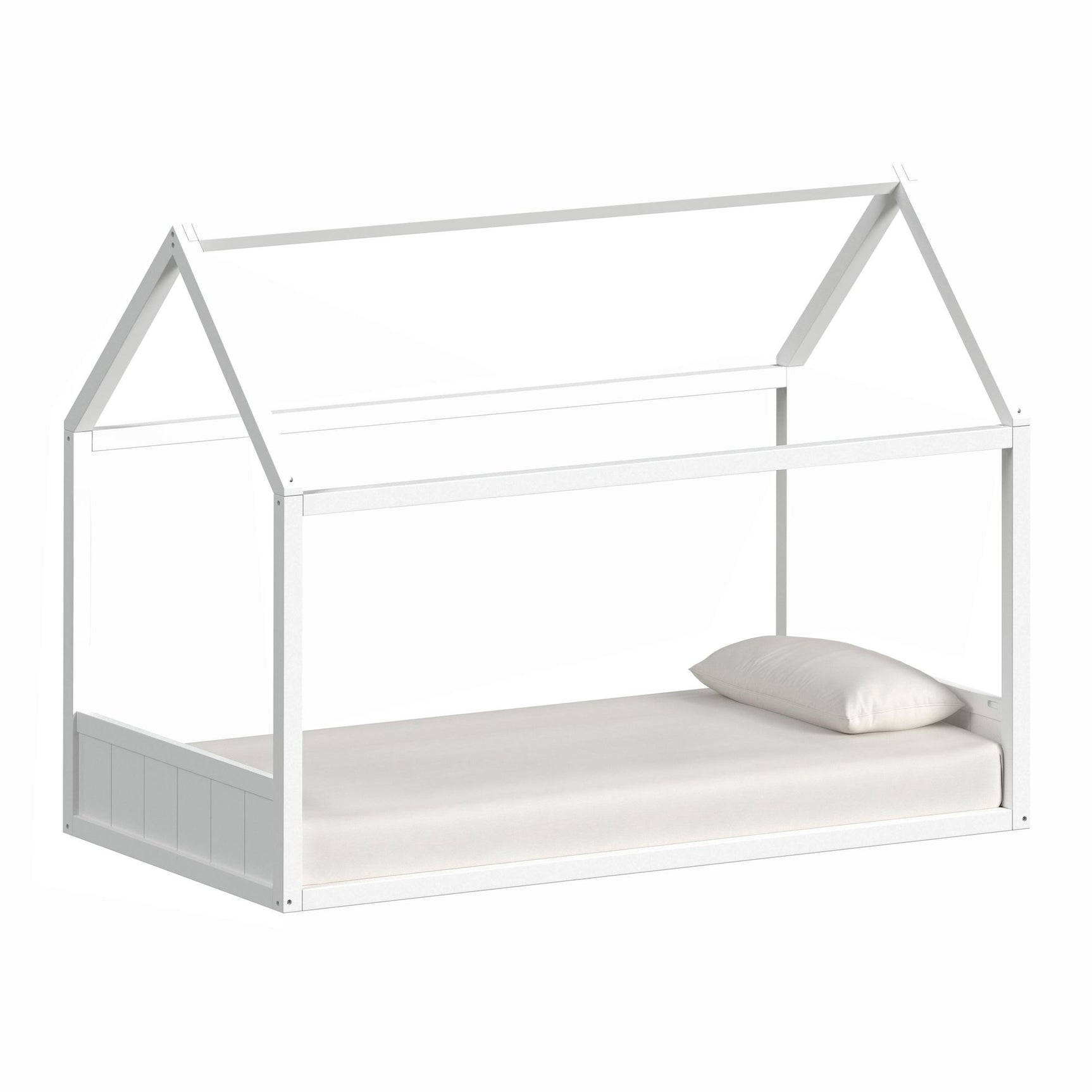 Sami Twin Montessori Bed in White - Tampa Furniture Outlet