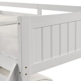 Sami Twin Over Full Bunk White - Tampa Furniture Outlet