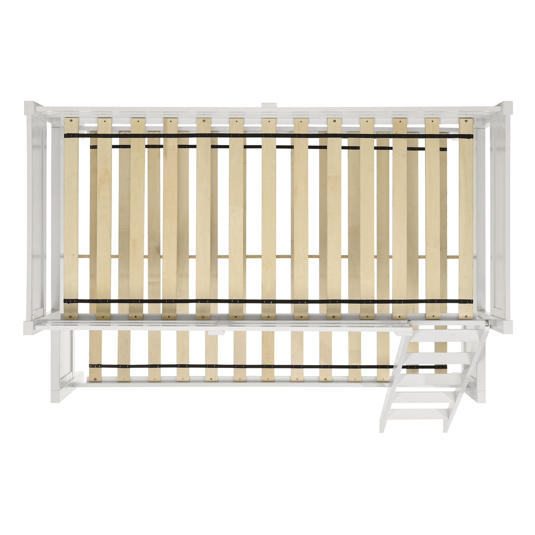 Sami Twin Over Full Bunk White - Tampa Furniture Outlet