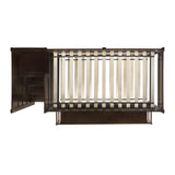 Sami Twin Over Full Step Bunk with Left HB in Espresso - Tampa Furniture Outlet