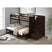 Sami Twin Over Full Step Bunk with Right HB in Espresso – SKU SM550TFBR | Elements