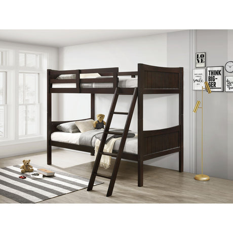 Sami Twin Over Twin Bunk Espresso – SKU SM500TTB | Elements