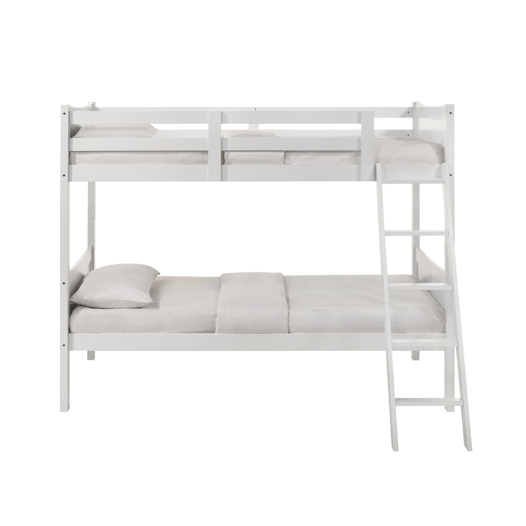 Sami Twin Over Twin Bunk White - Tampa Furniture Outlet