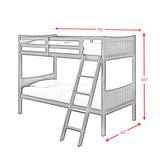 Sami Twin Over Twin Bunk White