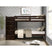 Sami Twin Over Twin Step Bunk with Left HB in Espresso – SKU SM550TTBL | Elements