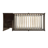 Sami Twin Over Twin Step Bunk with Left HB in Espresso - Tampa Furniture Outlet