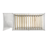 Sami Twin Over Twin Step Bunk with Left HB in White - Tampa Furniture Outlet