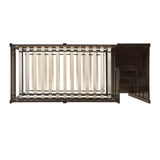 Sami Twin Over Twin Step Bunk with Right HB in Espresso - Tampa Furniture Outlet