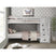 Sami Twin Over Twin Step Bunk with Right HB in White – SKU SM750TTBR | Elements