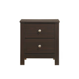 Sami Youth 2-Drawer Nightstand in Espresso - Tampa Furniture Outlet