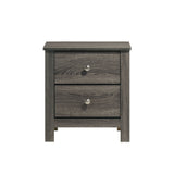 Sami Youth 2-Drawer Nightstand in Grey - Tampa Furniture Outlet