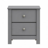 Sami Youth 2-Drawer Nightstand in Grey