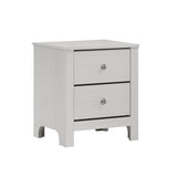 Sami Youth 2-Drawer Nightstand in White - Tampa Furniture Outlet