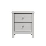 Sami Youth 2-Drawer Nightstand in White - Tampa Furniture Outlet