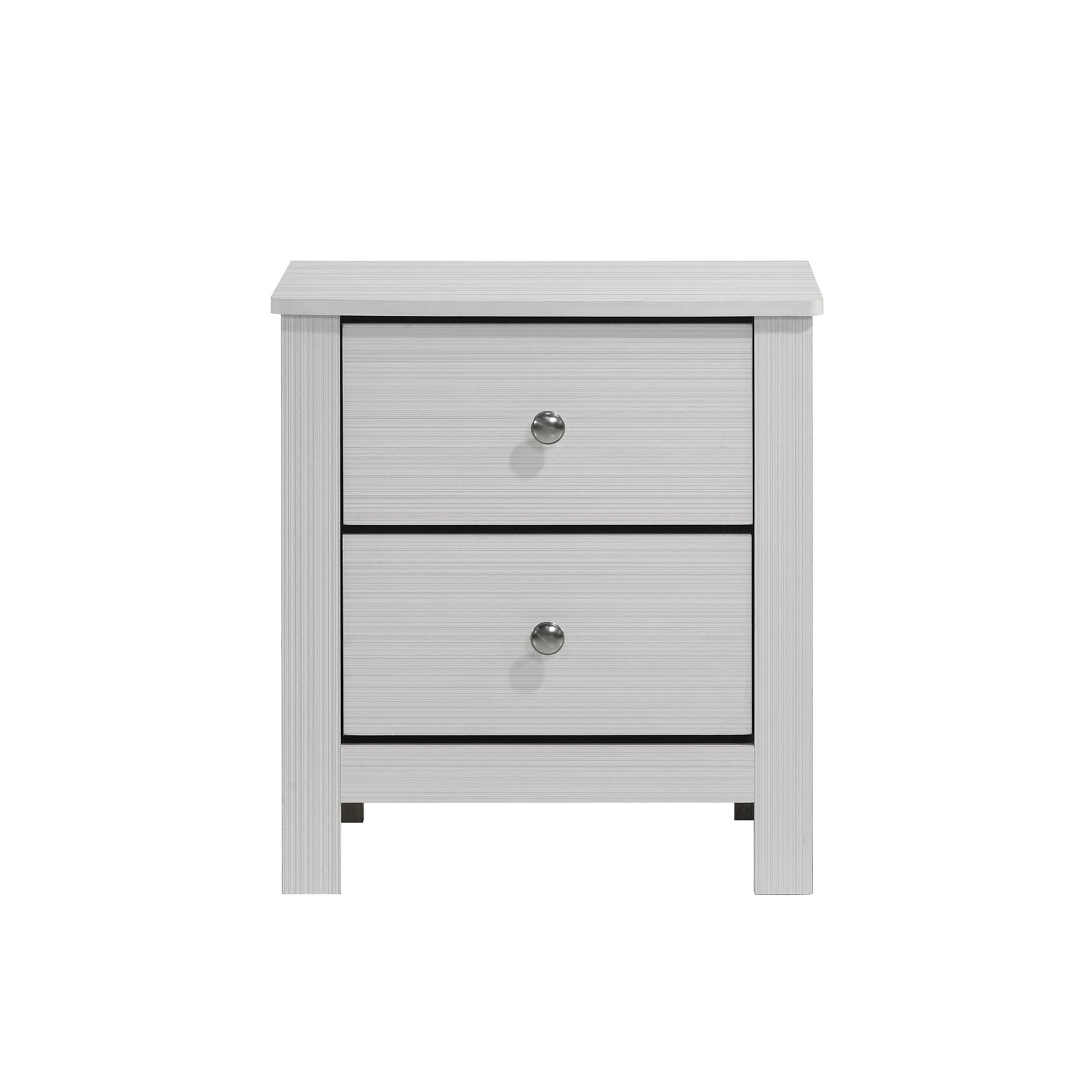 Sami Youth 2-Drawer Nightstand in White - Tampa Furniture Outlet
