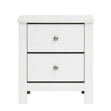 Sami Youth 2-Drawer Nightstand in White