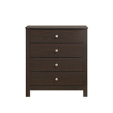 Sami Youth 4-Drawer Chest in Espresso - Tampa Furniture Outlet