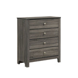 Sami Youth 4-Drawer Chest in Grey - Tampa Furniture Outlet