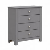 Sami Youth 4-Drawer Chest in Grey