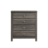 Sami Youth 4-Drawer Chest in Grey - Tampa Furniture Outlet