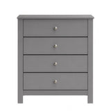 Sami Youth 4-Drawer Chest in Grey