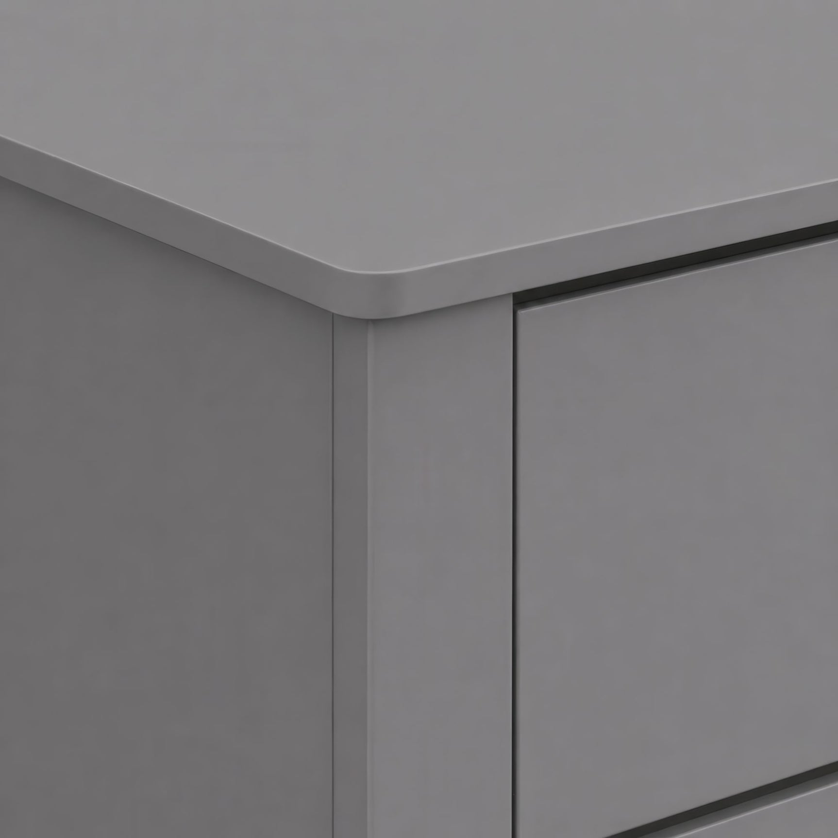 Sami Youth Dresser and Mirror Set in Grey