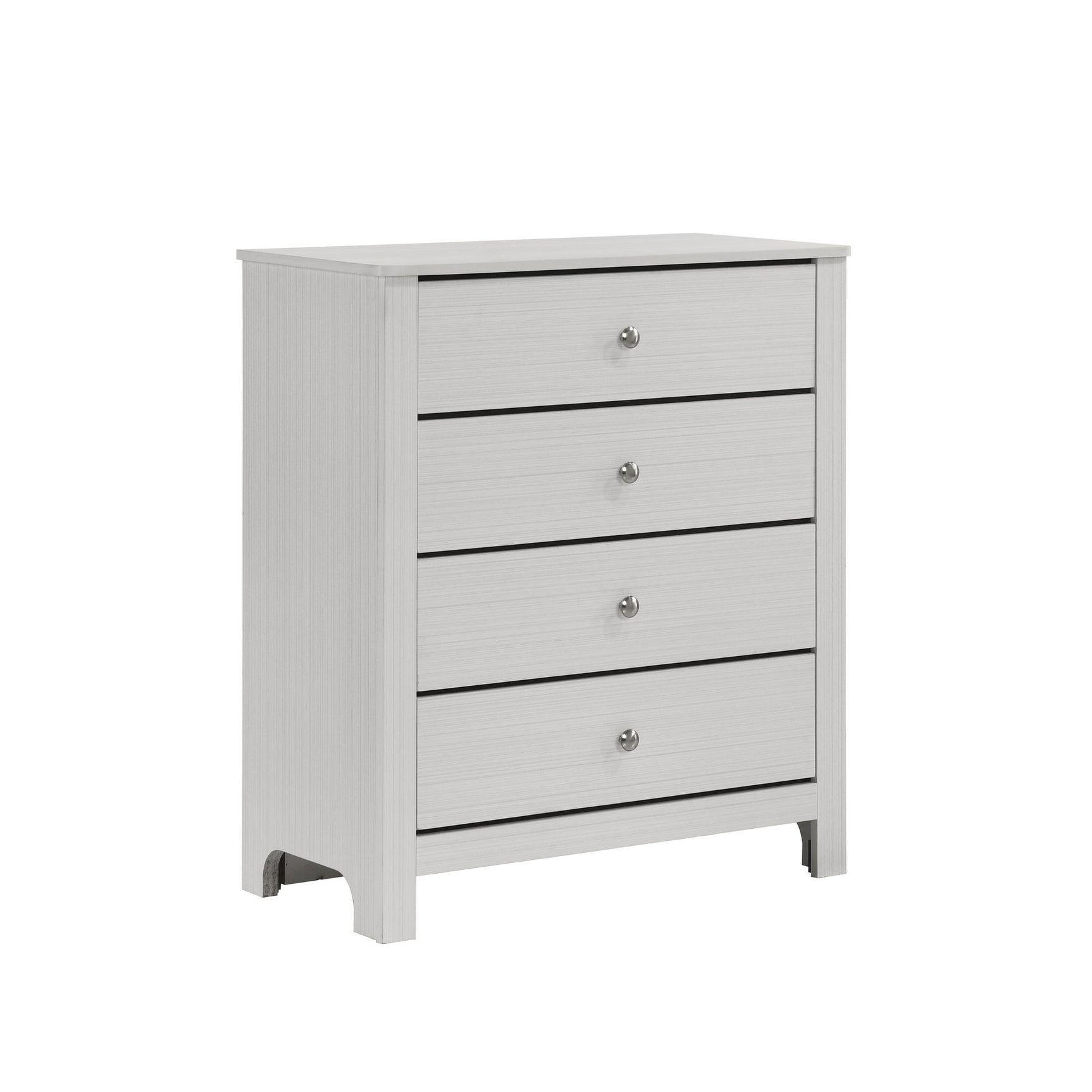 Sami Youth 4-Drawer Chest in White - Tampa Furniture Outlet