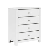 Sami Youth 4-Drawer Chest in White