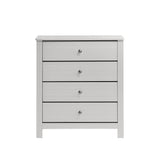 Sami Youth 4-Drawer Chest in White - Tampa Furniture Outlet