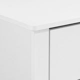 Sami Youth Dresser and Mirror Set in White