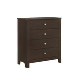 Sami Youth 4-Drawer Chest in Espresso - Tampa Furniture Outlet