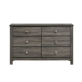 Sami Youth 6-Drawer Dresser in Grey - Tampa Furniture Outlet