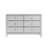 Sami Youth 6-Drawer Dresser in White - Tampa Furniture Outlet
