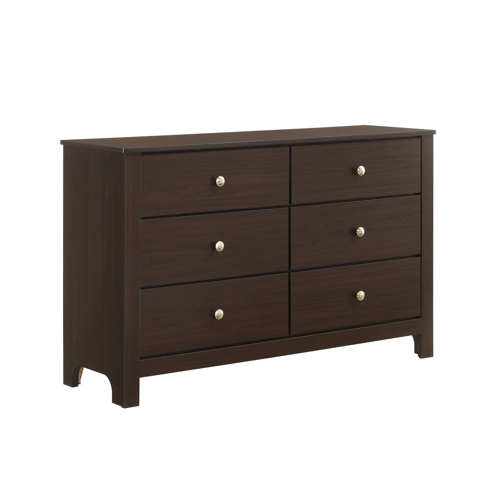 Sami Youth 6-Drawer Dresser in Espresso - Tampa Furniture Outlet