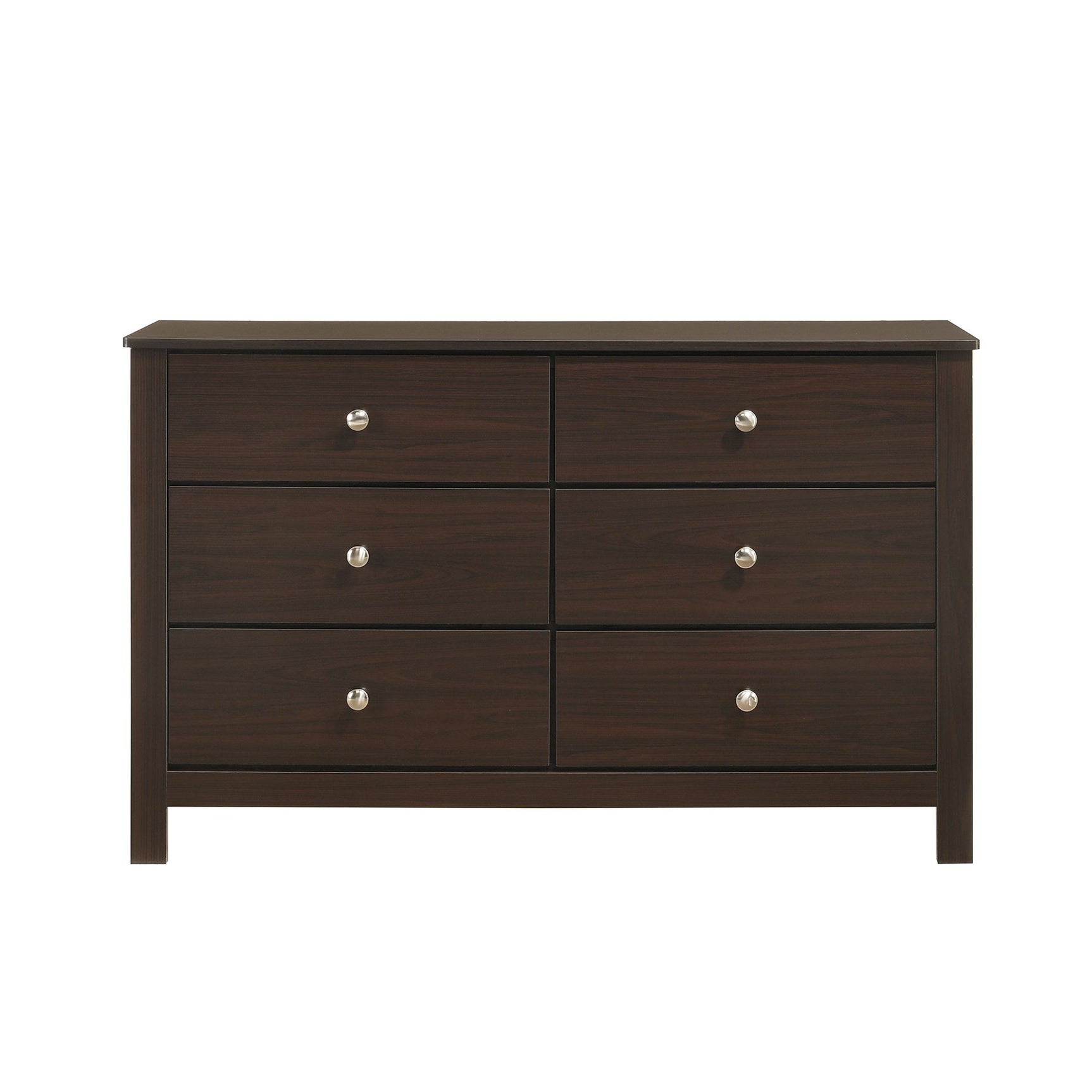 Sami Youth 6-Drawer Dresser in Espresso - Tampa Furniture Outlet