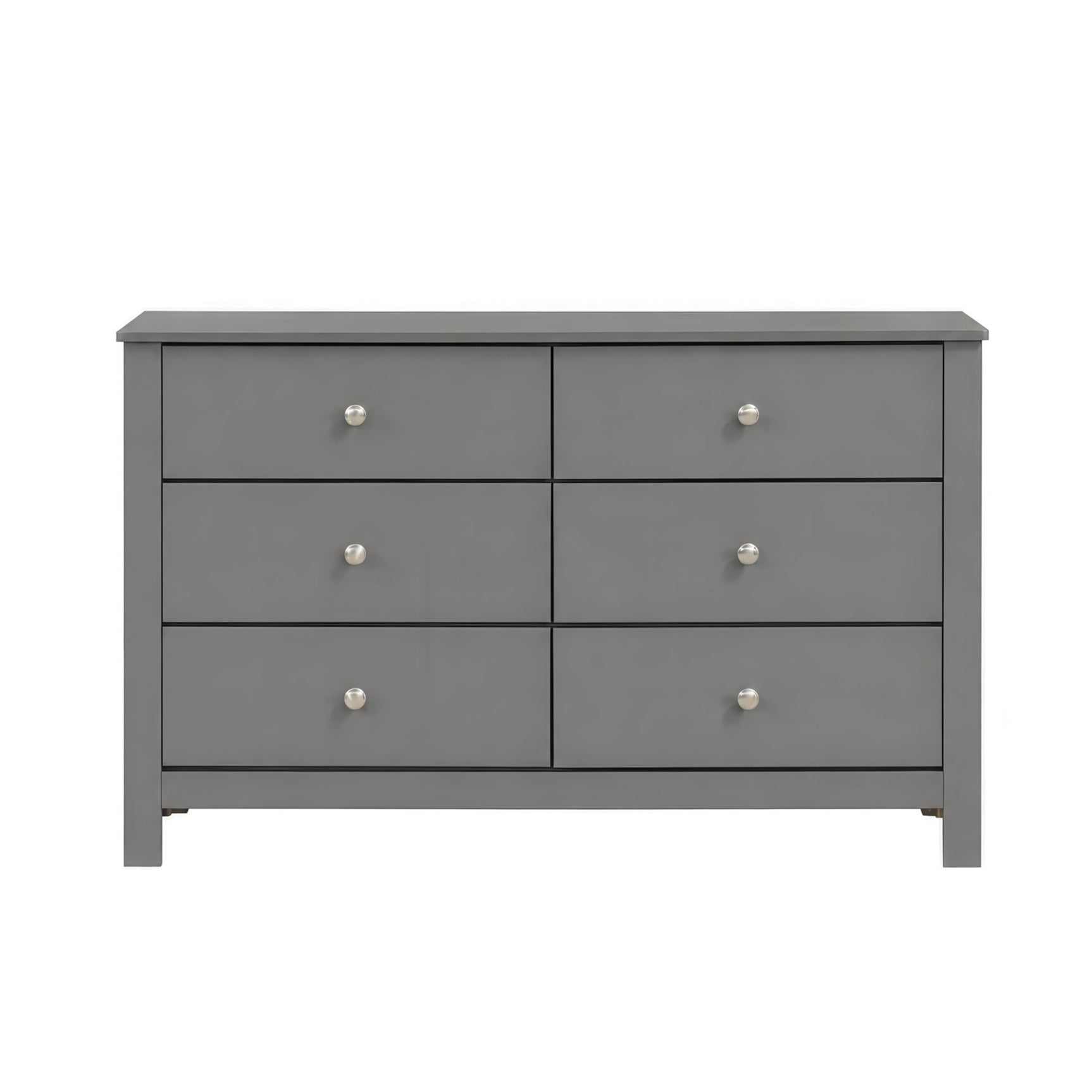 Sami Youth 6-Drawer Dresser in Grey