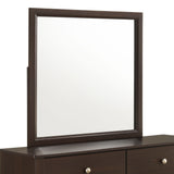 Sami Youth Dresser and Mirror Set in Espresso - Tampa Furniture Outlet