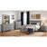 Sami Youth Full Panel Bed in Grey – SKU SM390FB | Elements