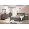 Sami Youth Full Panel Bed in Grey – SKU SM390FB | Elements