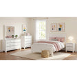Sami Youth Full Panel Bed in White – SKU SM790FB | Elements