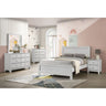 Sami Youth Full Panel Bed in White – SKU SM790FB | Elements