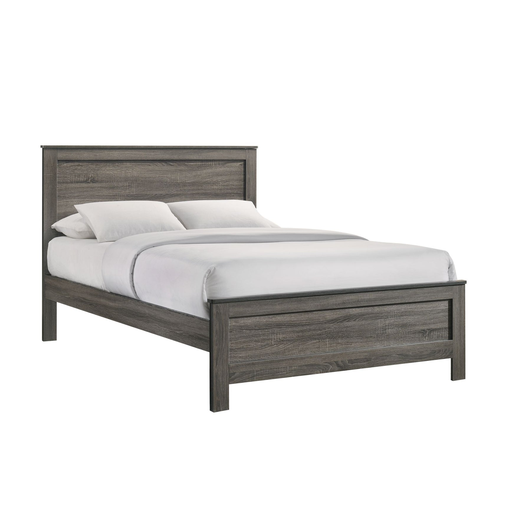 Sami Youth Full Panel Bed in Grey - Tampa Furniture Outlet
