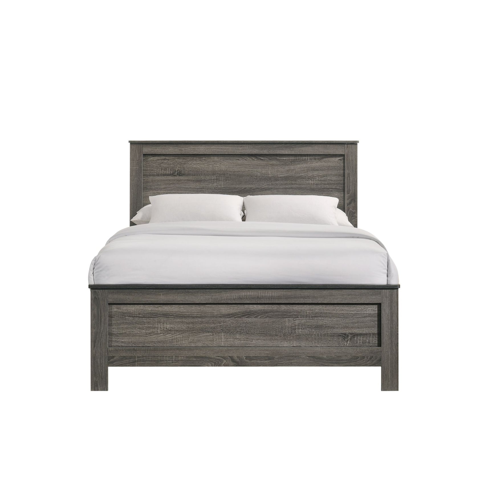 Sami Youth Full Panel Bed in Grey - Tampa Furniture Outlet