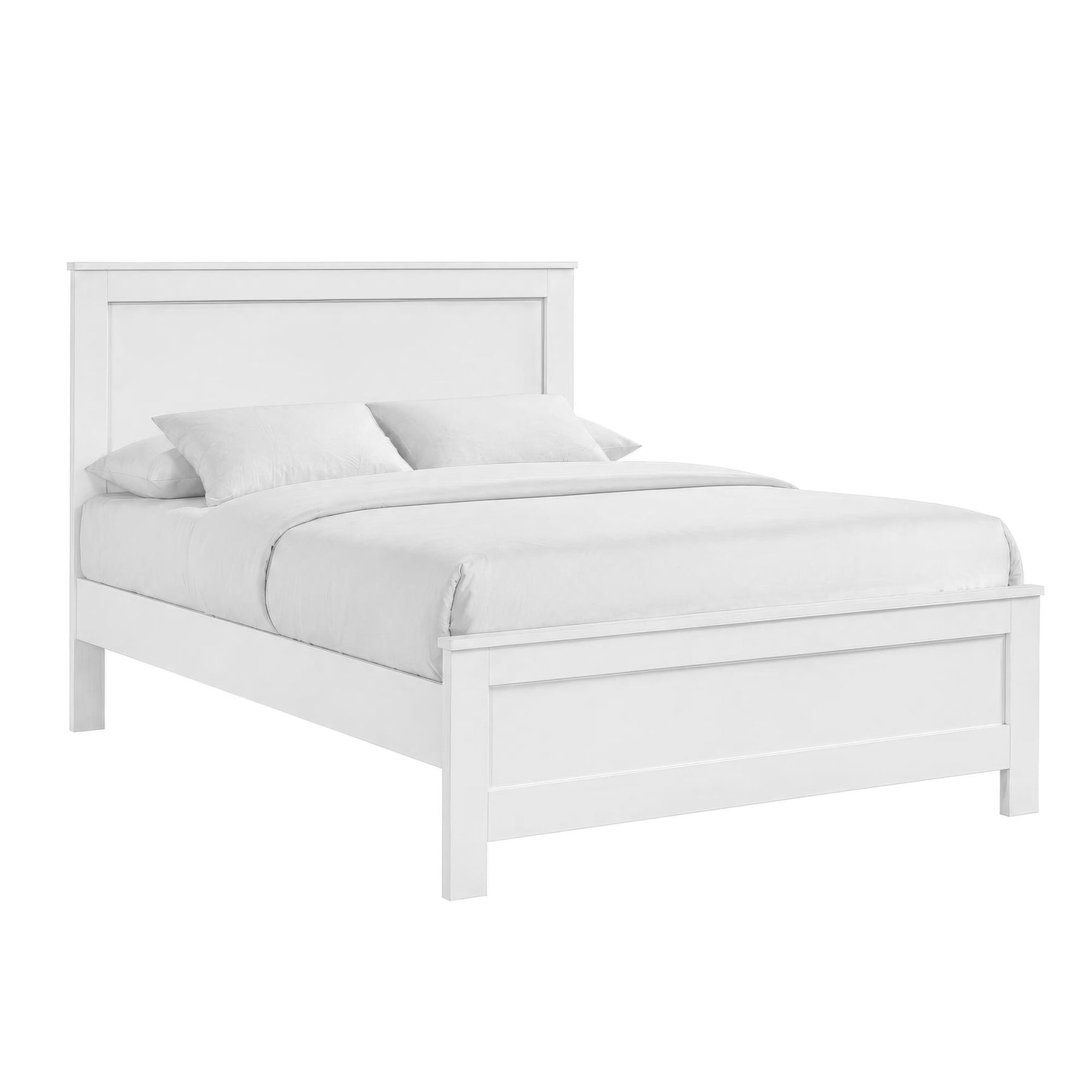 Sami Youth Full Panel Bed in White