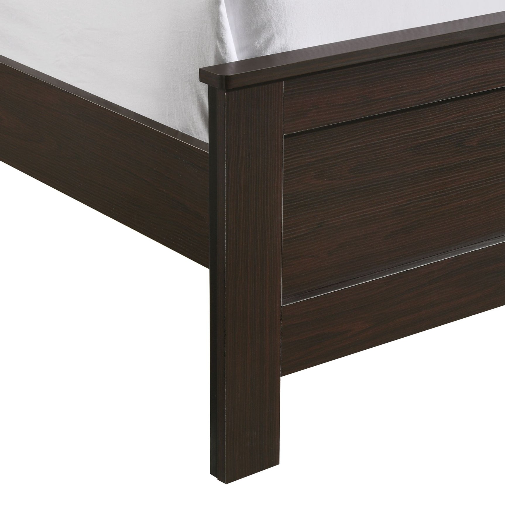Sami Youth Twin Panel Bed in Espresso - Tampa Furniture Outlet