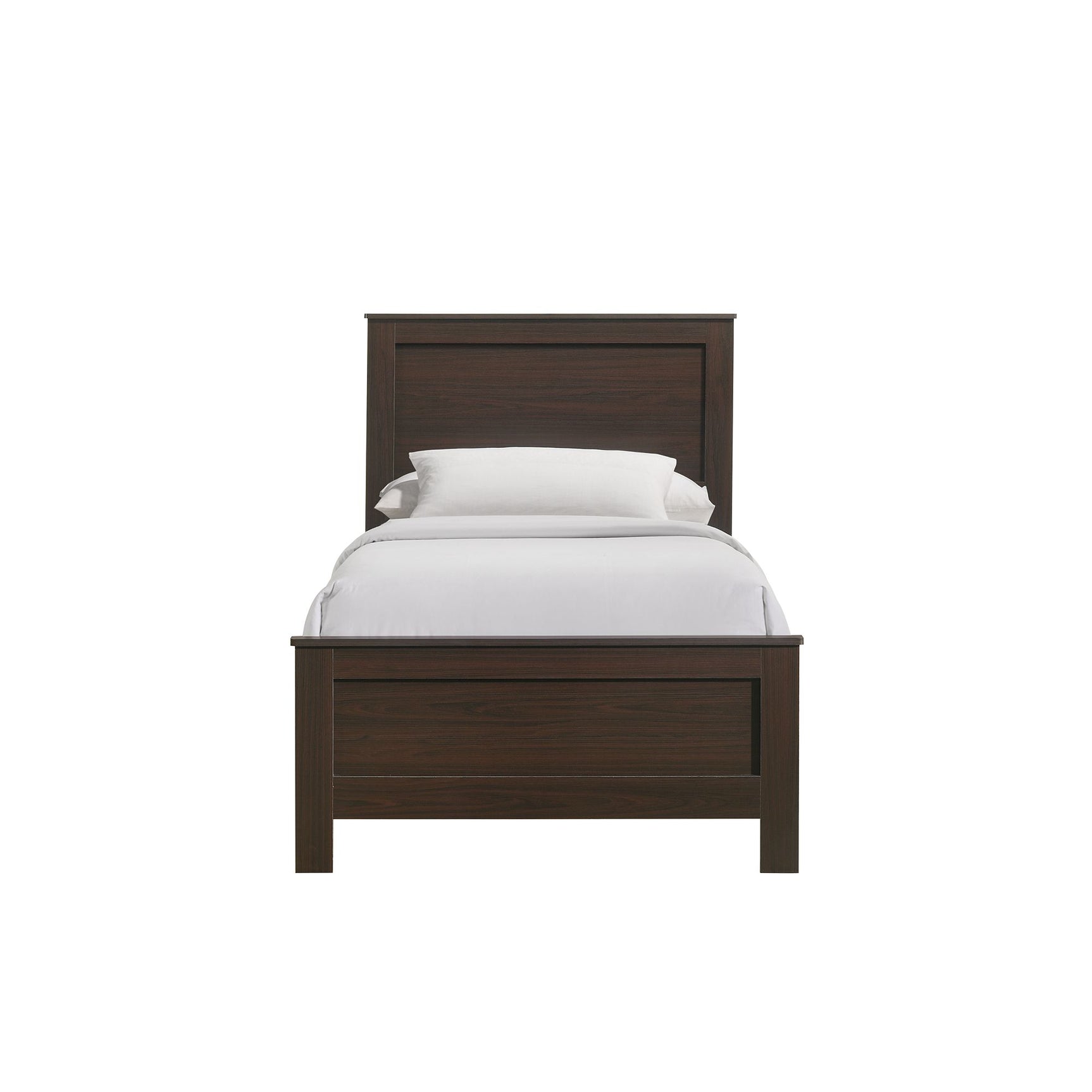 Sami Youth Twin Panel Bed in Espresso - Tampa Furniture Outlet