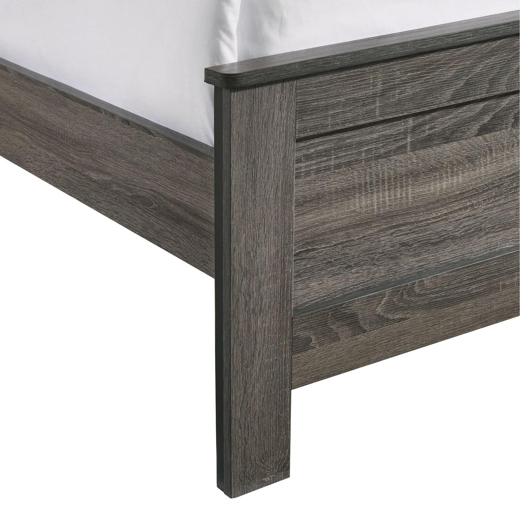 Sami Youth Full Panel Bed in Grey - Tampa Furniture Outlet