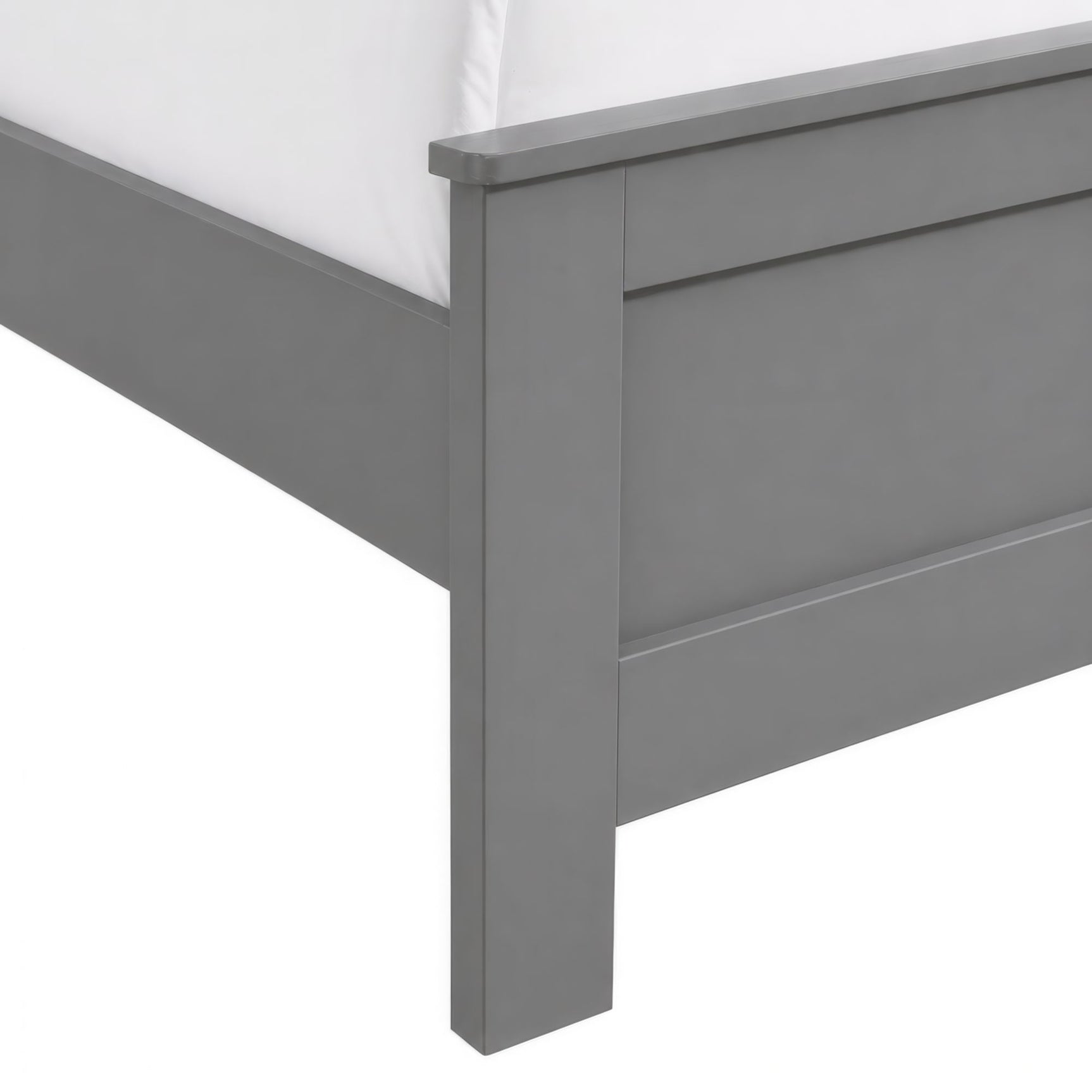 Sami Youth Twin Panel Bed in Grey