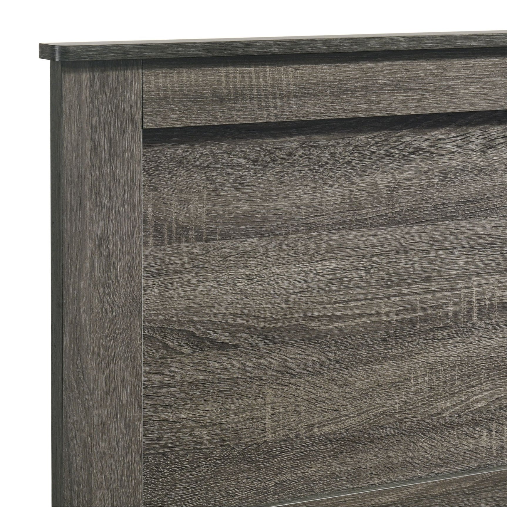 Sami Youth Twin Panel Bed in Grey - Tampa Furniture Outlet
